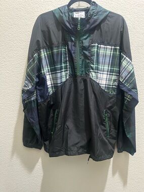 Urban Outfitters Dark Green Jacket with White Label